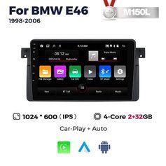 Штатна магнітола BMW 3-серії (E46) (1998-2006) M160 (2/32 Гб), HD (1024x600) GPS CarPlay 002280 фото