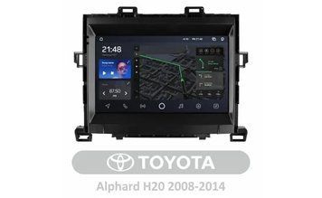 Штатна магнітола AMS T910 3+32 Gb Toyota Alphard H20 2008-2014 9" 24324 фото