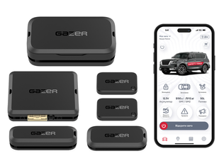 Автосигналізація Gazer S5 Overhand з автозапуском (4G LTE + GPS + BT Мітки + Реле) GazerS5Overhand  фото