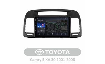 Штатна магнітола AMS T910 3+32 Gb Toyota Camry 5 XV 30 2001-2006-A 9" 24327 фото