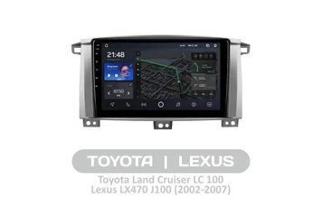 Штатна магнітола AMS T1010 6+128 Gb Toyota Land Cruiser LC 100-B 2002-2007 (A) 10" 24922 фото
