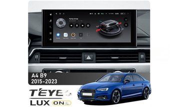 Штатна магнітола Teyes LUX ONE 6+128 Gb Audi A4 B9 2015-2023 12.3" 37361 фото