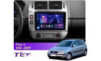 Штатна магнітола Teyes CC3 6+128 Gb Volkswagen Polo 4 Mk4 2001-2009 (F2) 9" 35930 фото